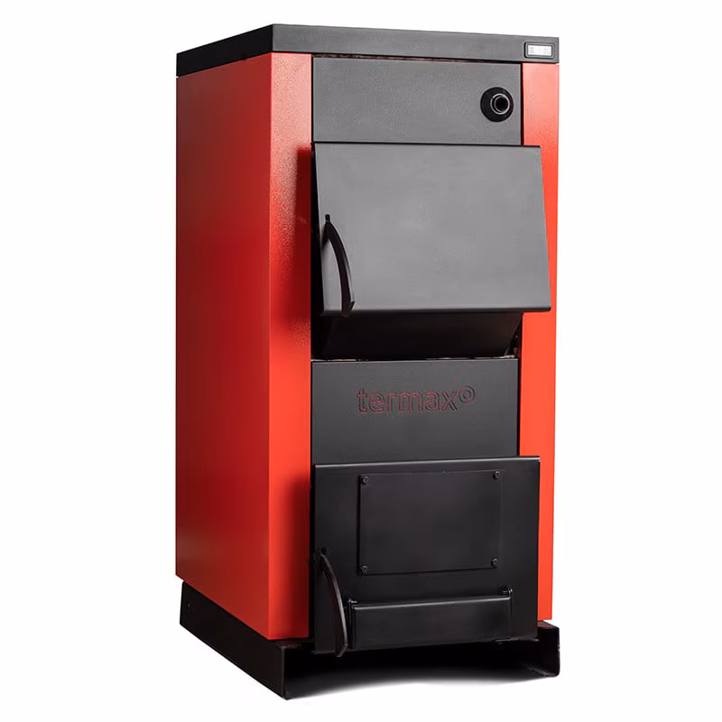 Centrala/Cazan pe lemn Termax 110 kW, cu ardere standard, volum manta apa 210 litri